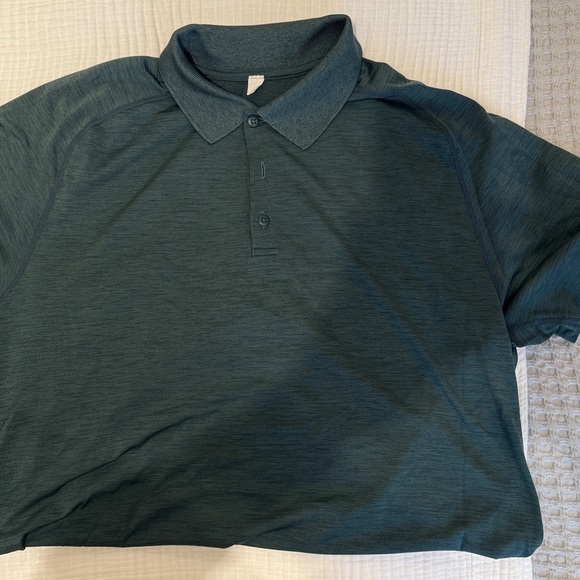 Men’s Lululemon Dark Green Polo Shirt size XL - Picture 1 of 3